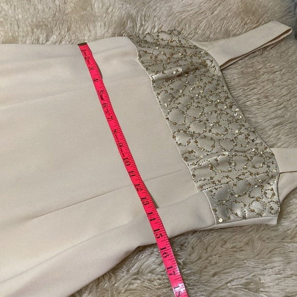 Evening dress in pastel yellow size 6 - Picture 10 of 12